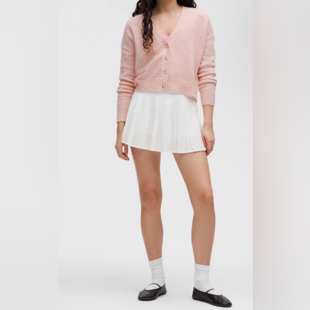Lululemon Athletica cardigan pink mist